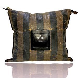 FENDI Pequin Vintage Roma Cosmetic/ Toiletry Bag/ Pouch